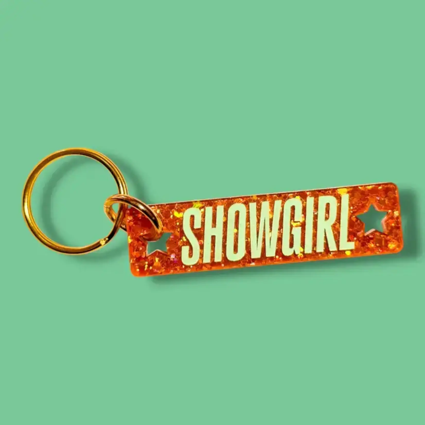 The Hissin' Kitten Showgirl Keychain