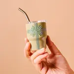 The Darling Effect 2 oz Tiny Tumbler - Holiday Bow Green