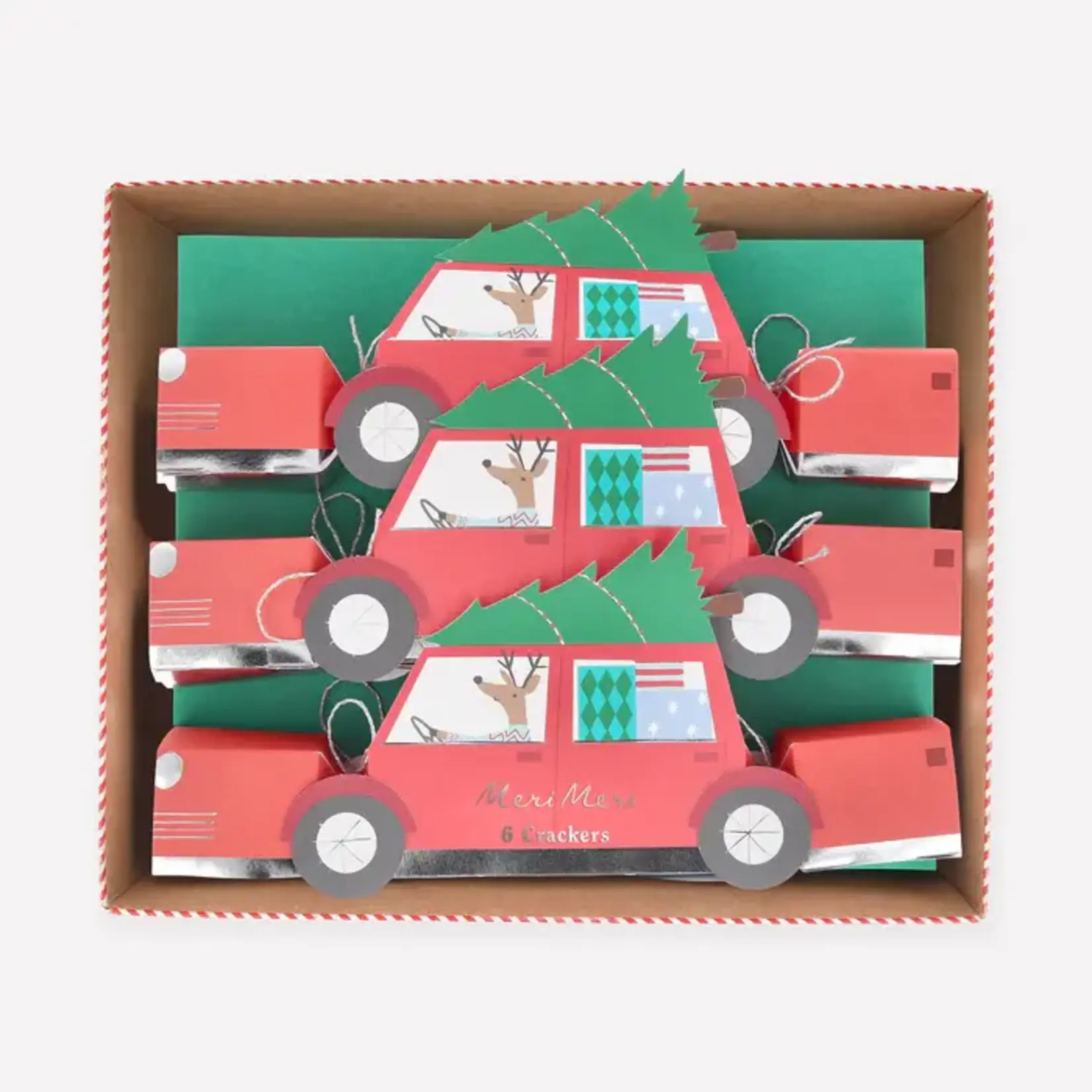 Meri Meri Reindeer In Car Crackers
