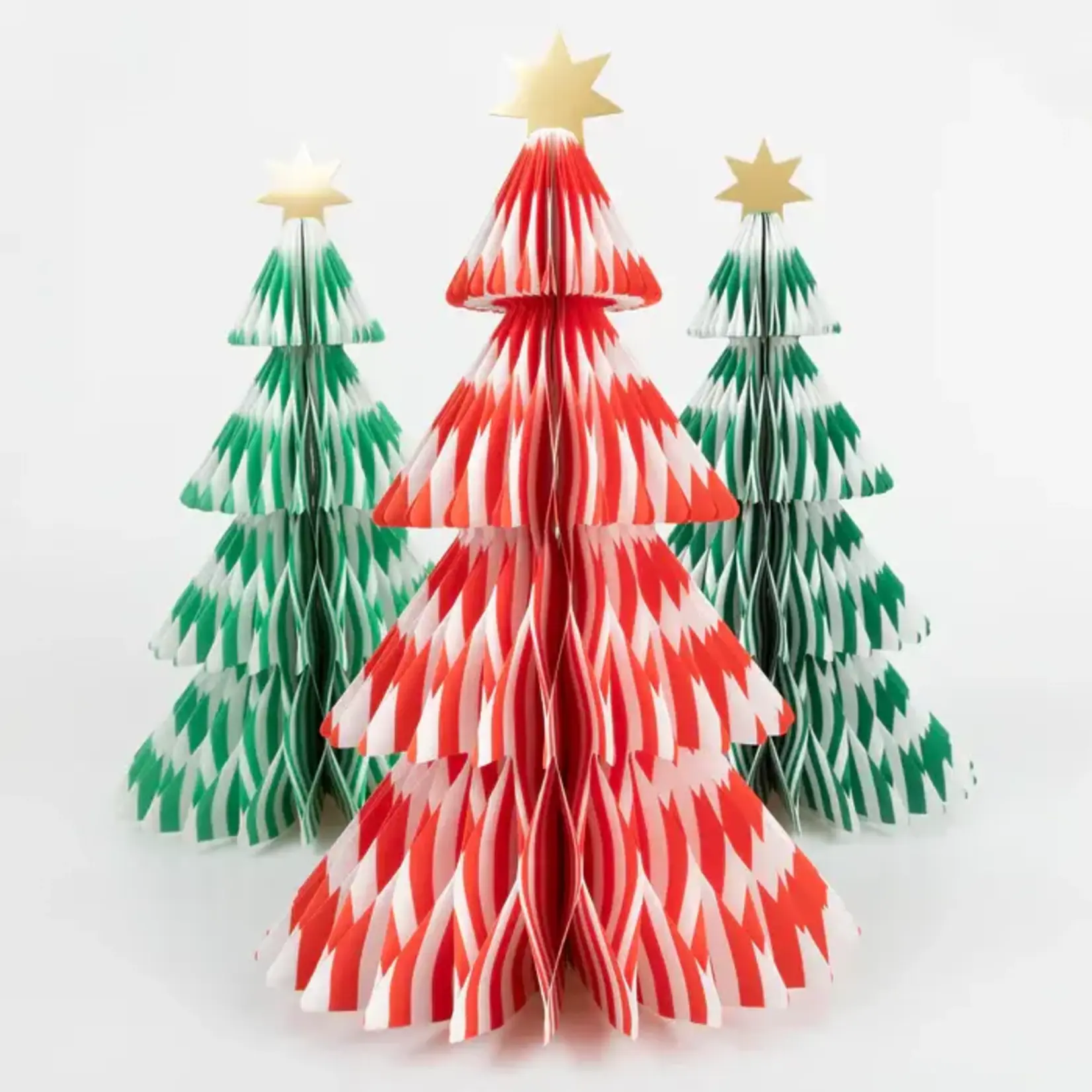 Meri Meri Stripe Paper Honeycomb Trees