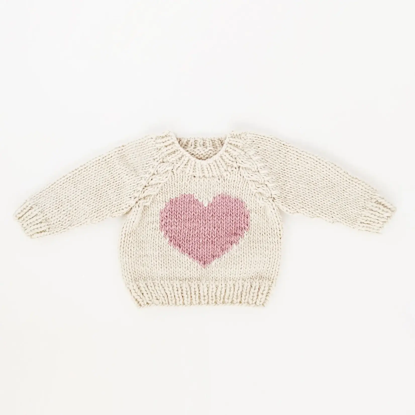 Huggalugs Sweetheart Crew Neck Sweater Baby & Toddler- 6-12 months