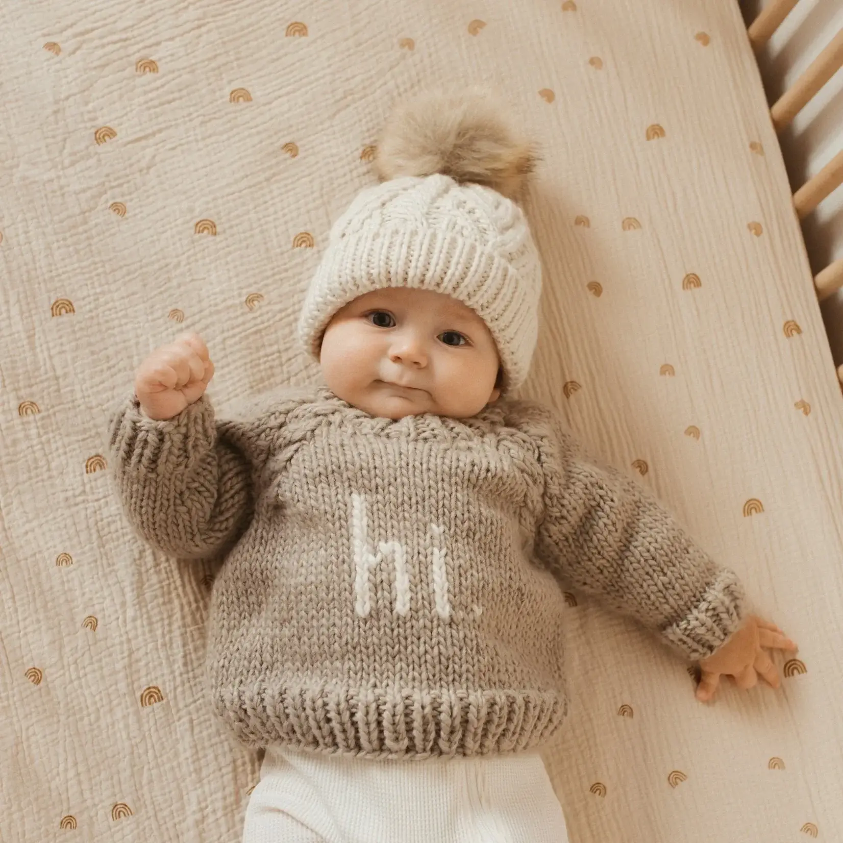 Huggalugs hi. Pebble Crew Neck Sweater Baby & Toddler (0-6 months)