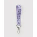 Baggu Logo Keychain - Lilac Happy