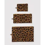 Baggu Flat Pouch Set - Leopard