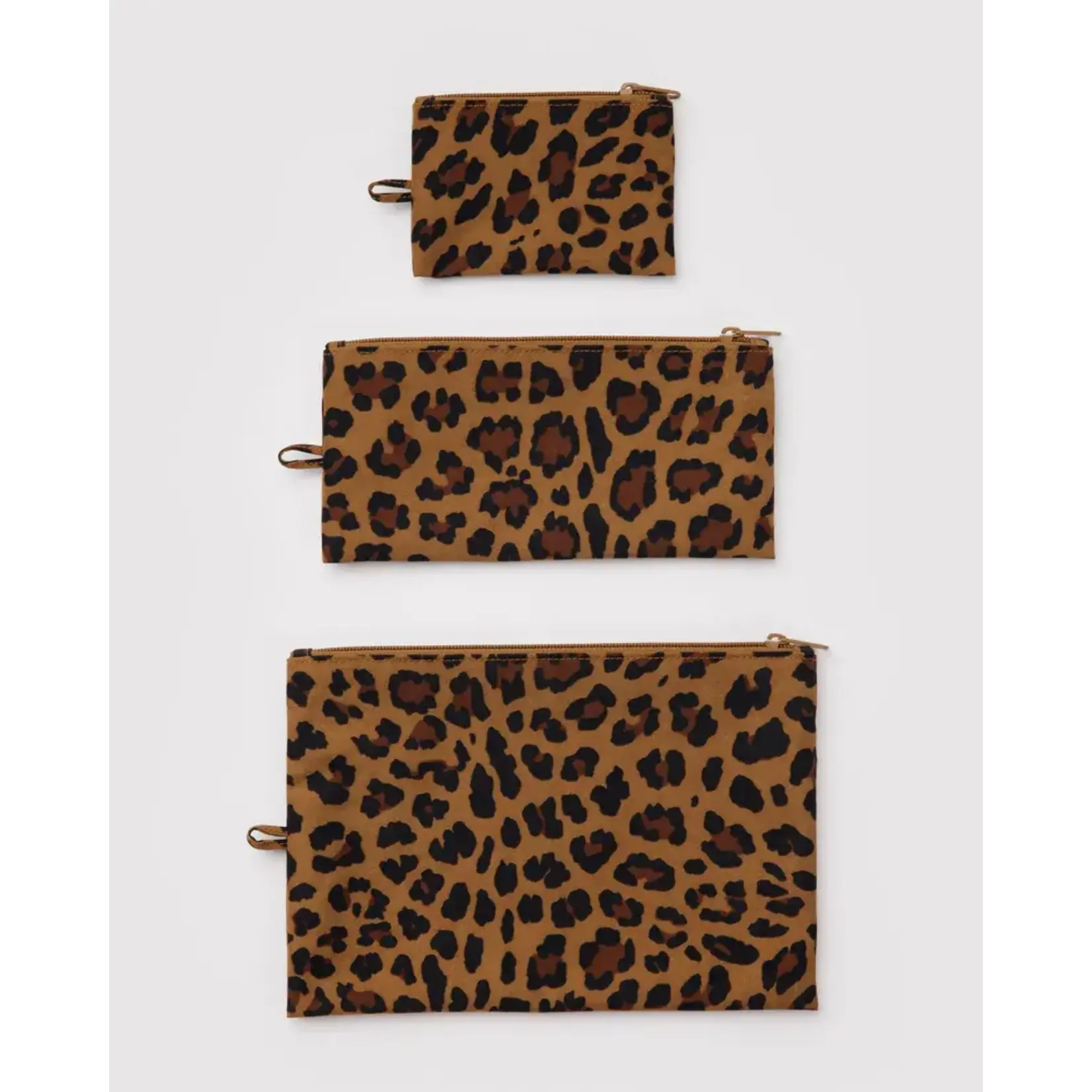 Baggu Flat Pouch Set - Leopard