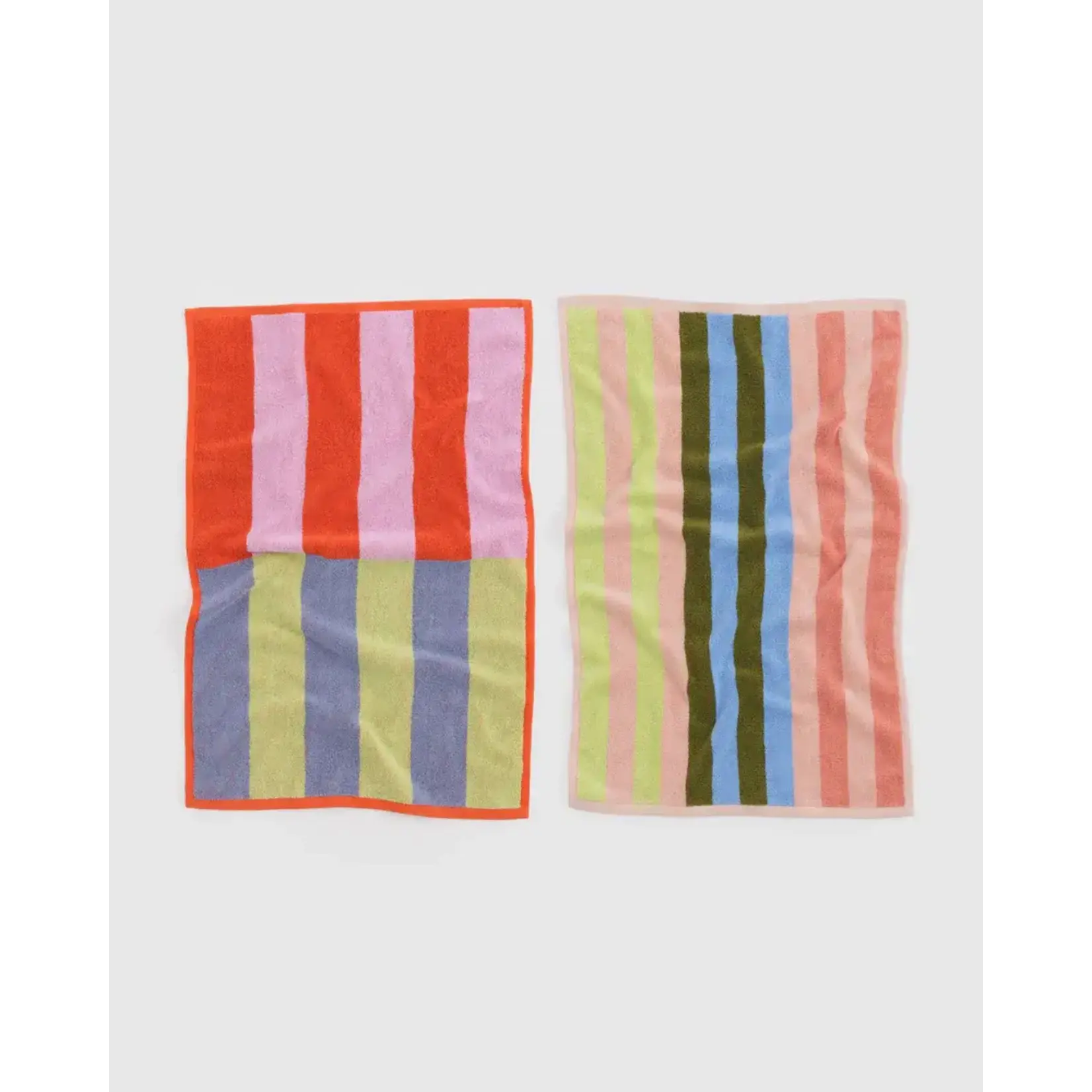 Baggu Hand Towel Set of 2 - Pool Stripe Mix