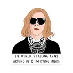 Sammy Gorin Moira Dying Inside Sticker