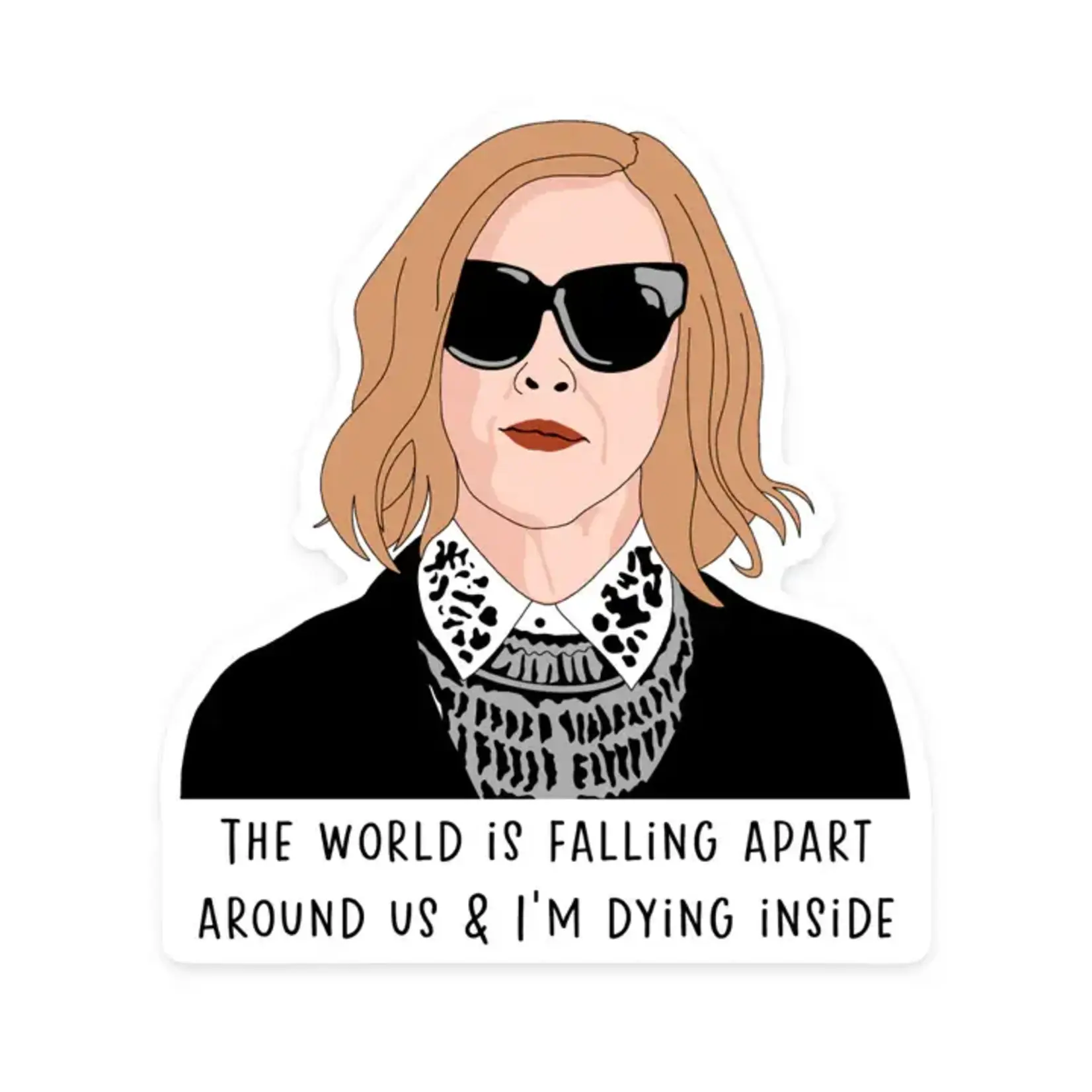 Sammy Gorin Moira Dying Inside Sticker