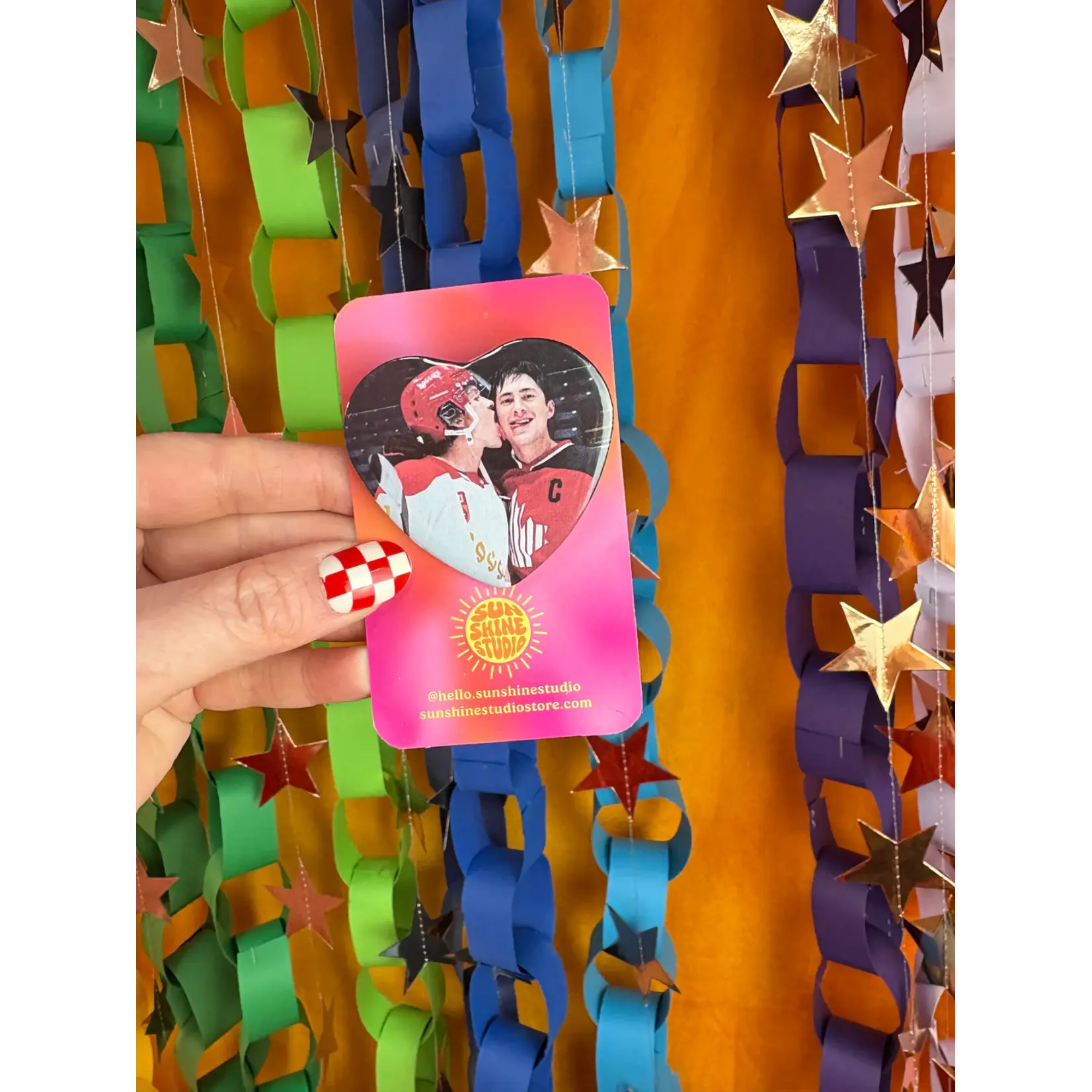 Sunshine Studios Ilya & Shane Tongue Heated Rivalry Pin