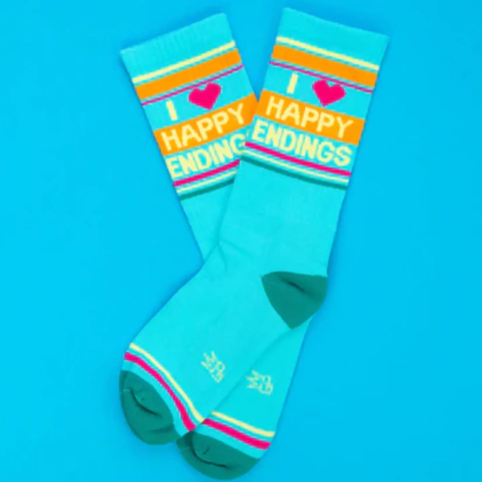 Gumball Poodle I Heart Happy Endings Gym Crew Socks
