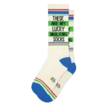 Gumball Poodle These Are My Lucky Mahjong Socks - Gym Crew Socks