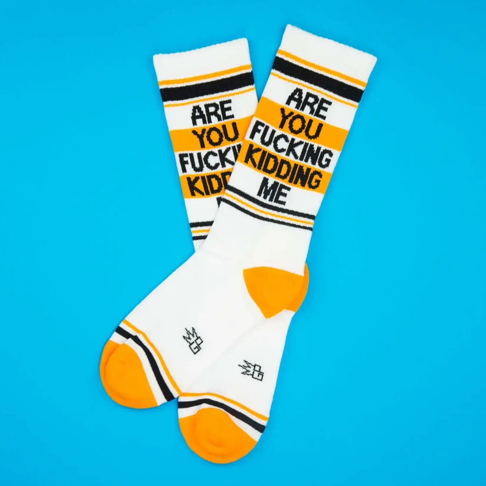 Gumball Poodle Are You Fucking Kidding Me - Gym Crew Socks