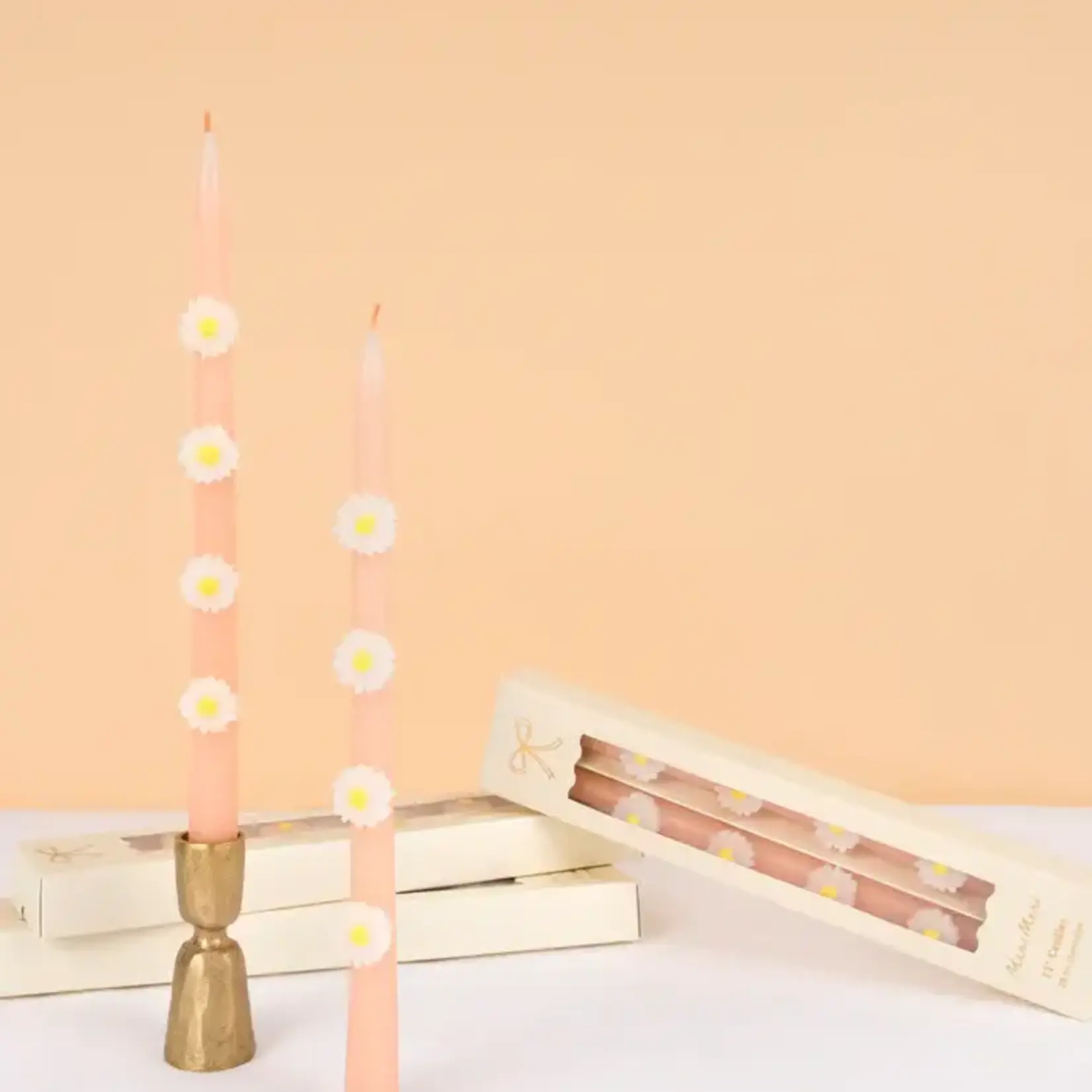 Meri Meri Pink Daisy Taper Candles