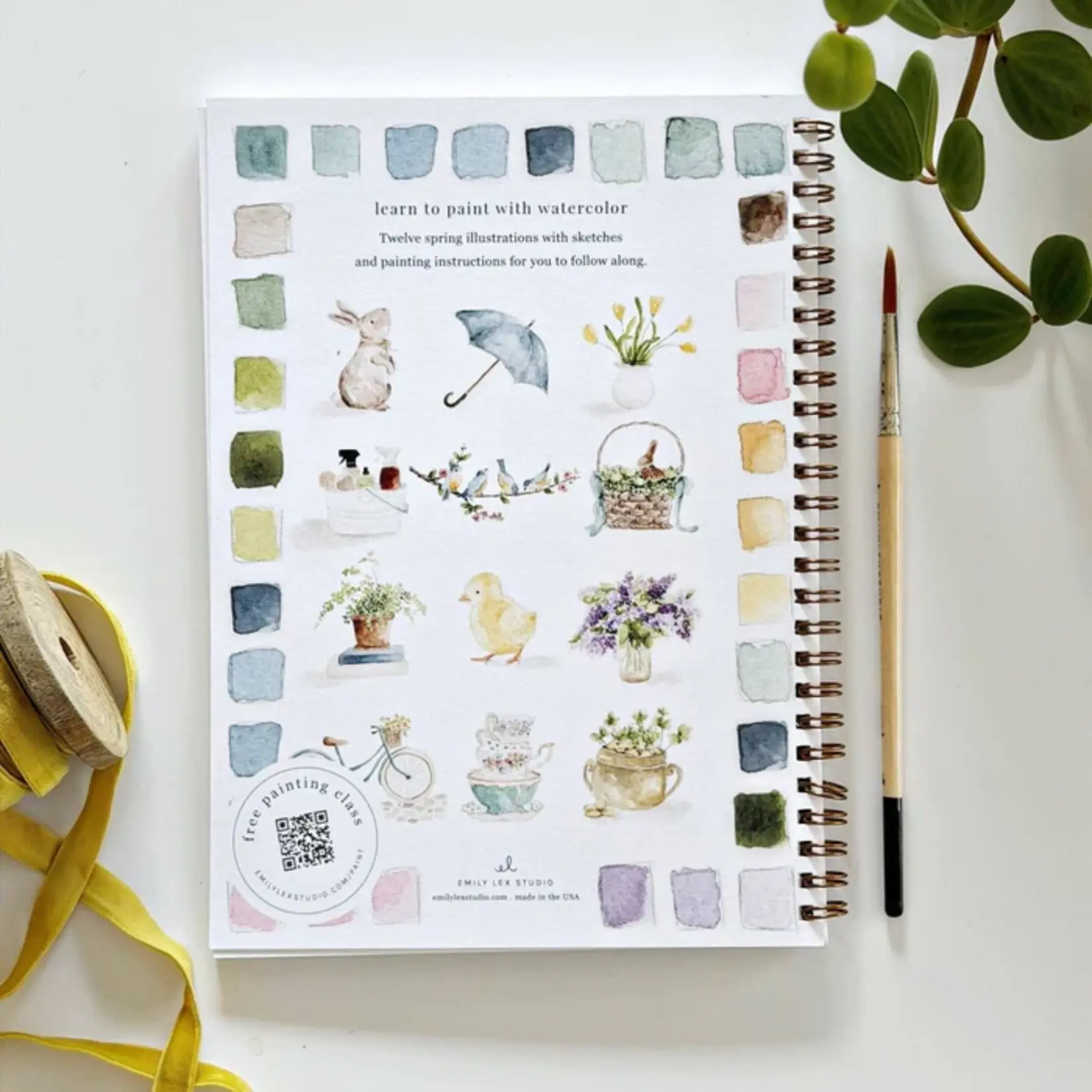Emily Lex Studio Spring Watercolor Workbook