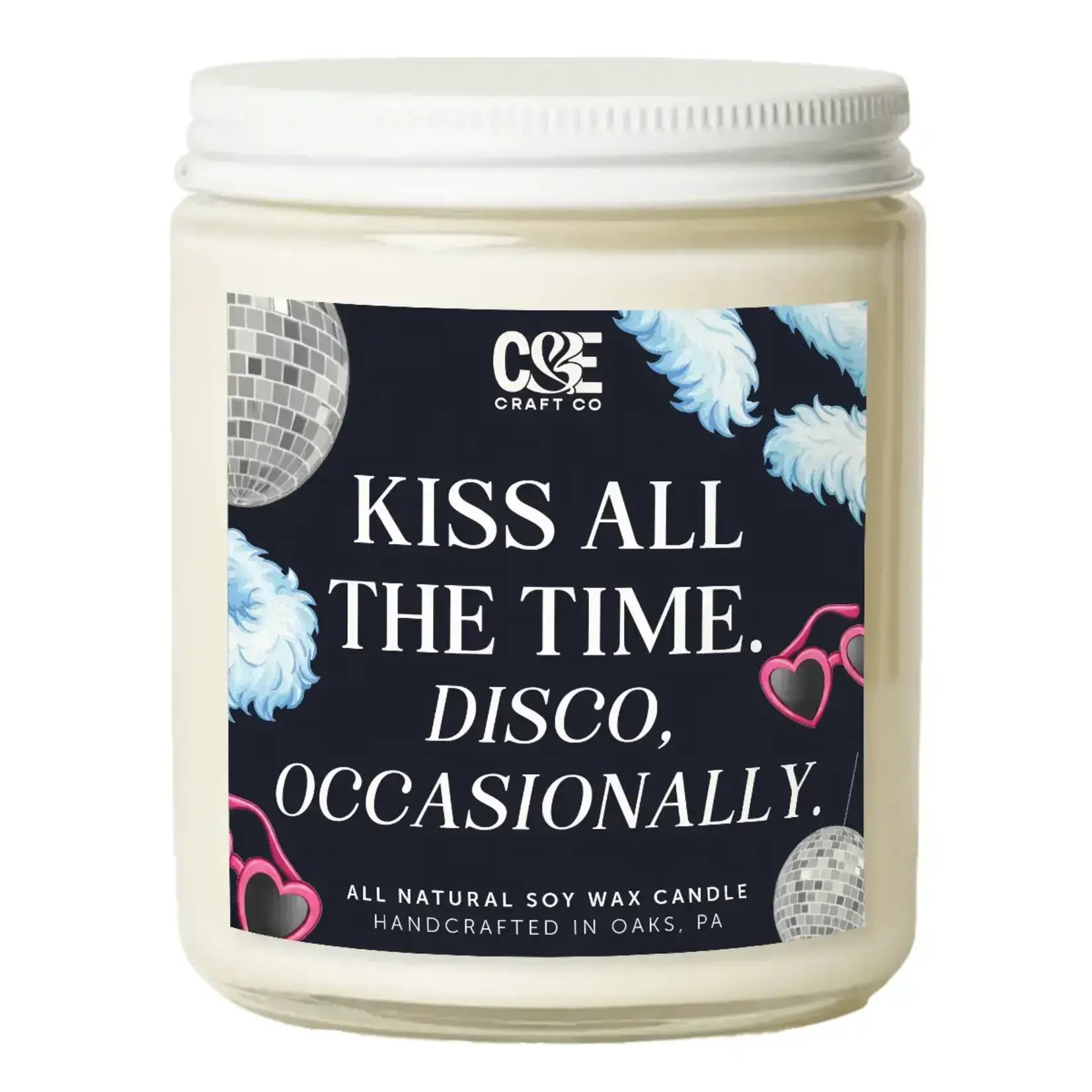 CE Craft Co Kiss All The Time Candle