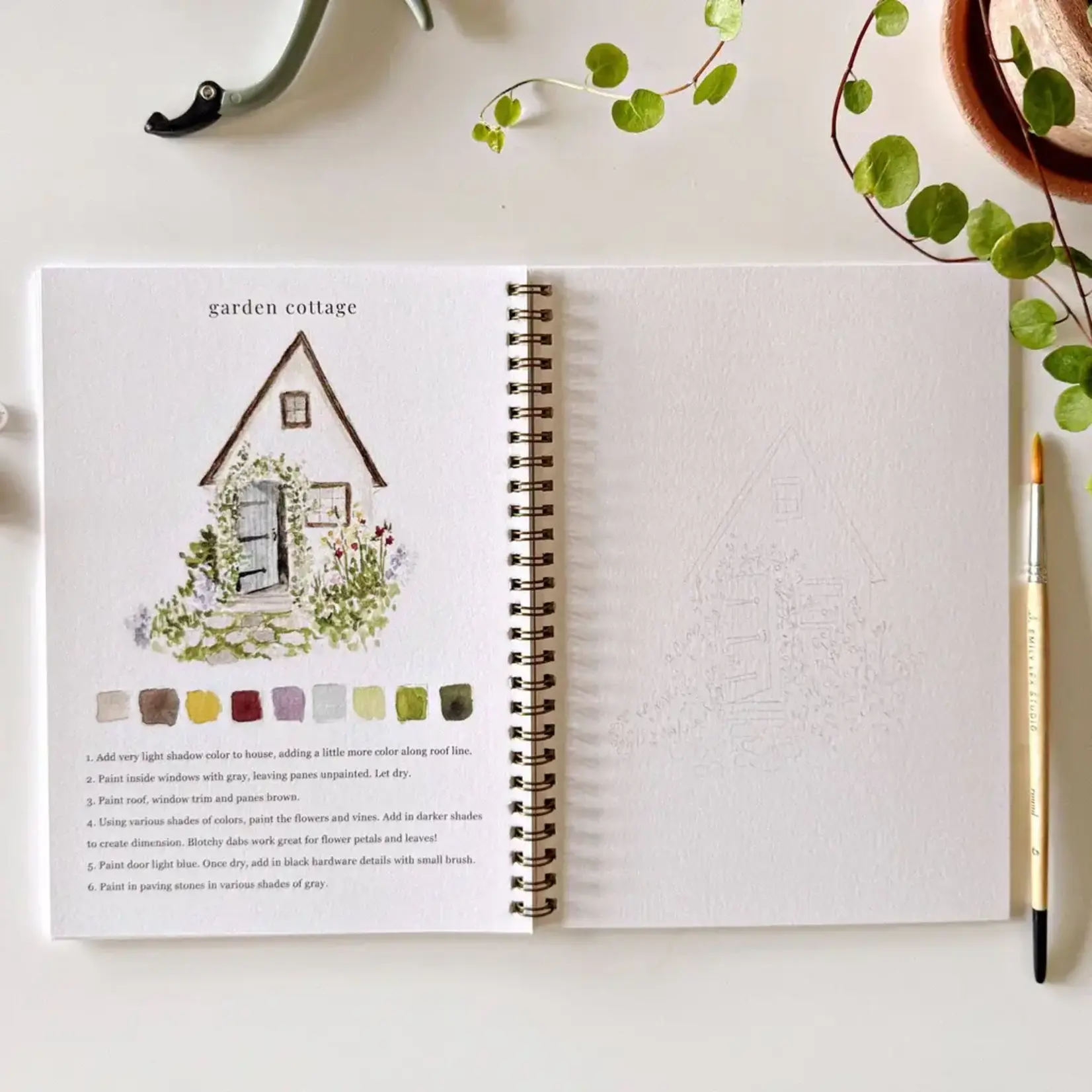 Emily Lex Studio Garden Watercolor Workbook
