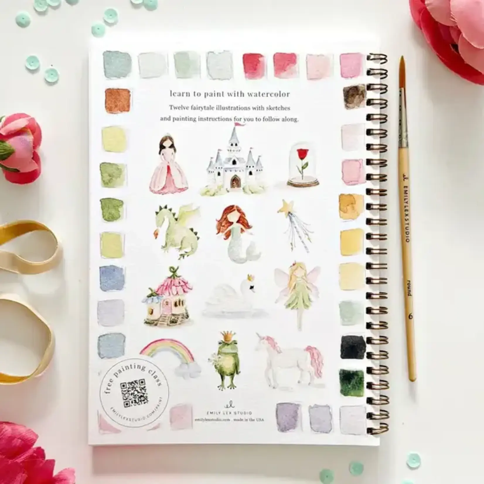 Emily Lex Studio Fairytale Watercolor Workbook