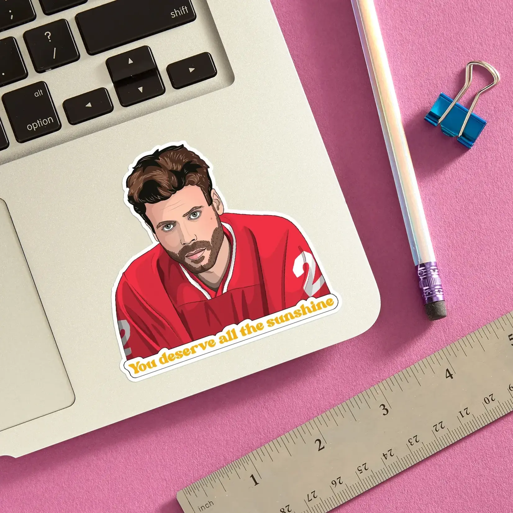 The Found Heated Rivalry Sunshine Die Cut Sticker