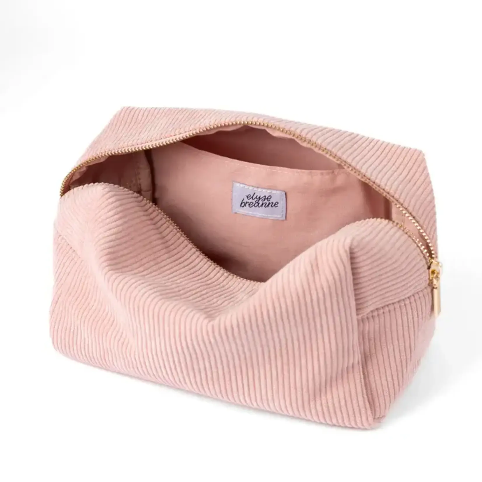 Elyse Breanne Designs Rose Corduroy Cosmetic Bag
