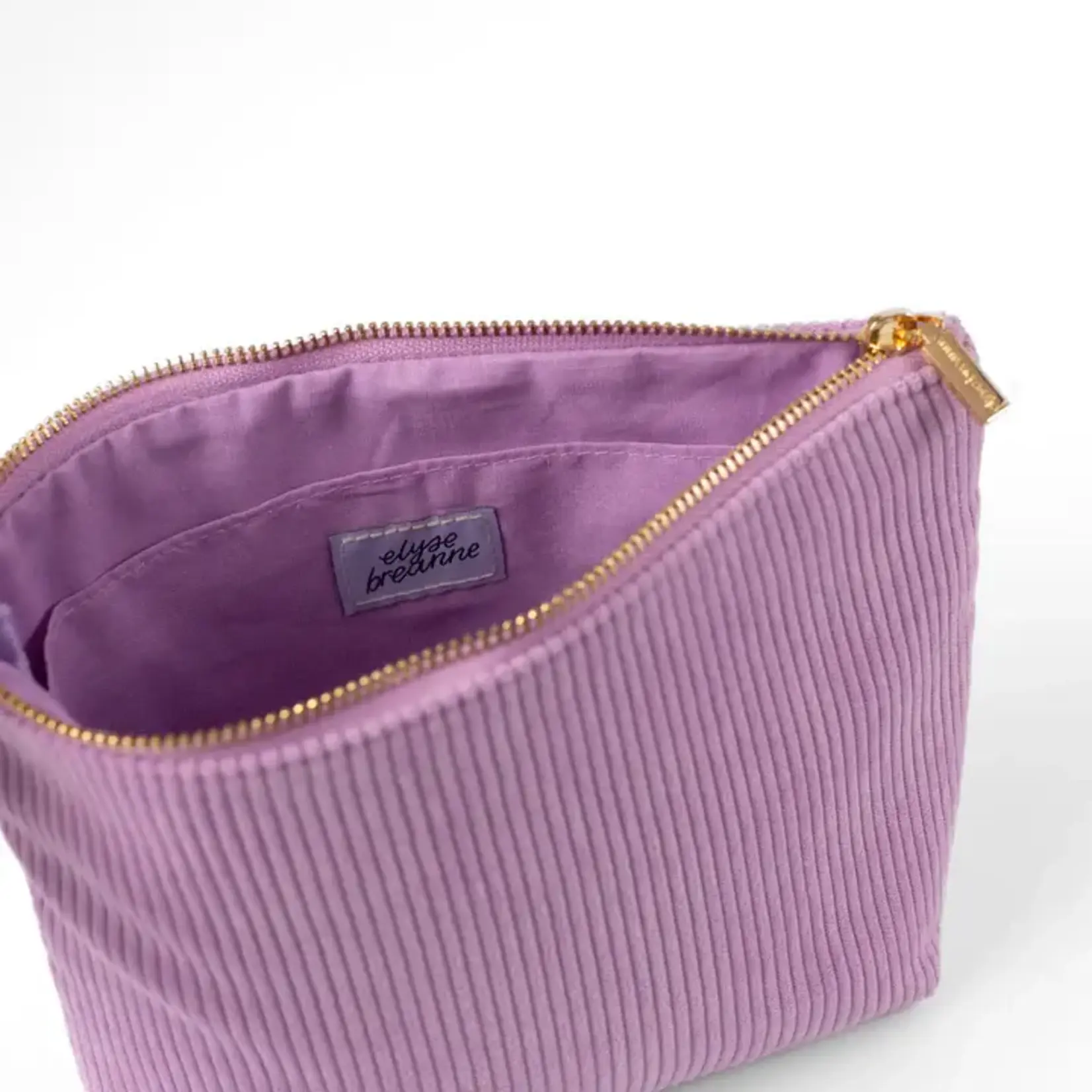 Elyse Breanne Designs Lilac Corduroy Carry-All Pouch