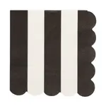 My Mind's Eye Thick Black Stripes Cocktail Napkin