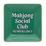 Properly Improper Square Trinket Tray - Mahjong Social Club