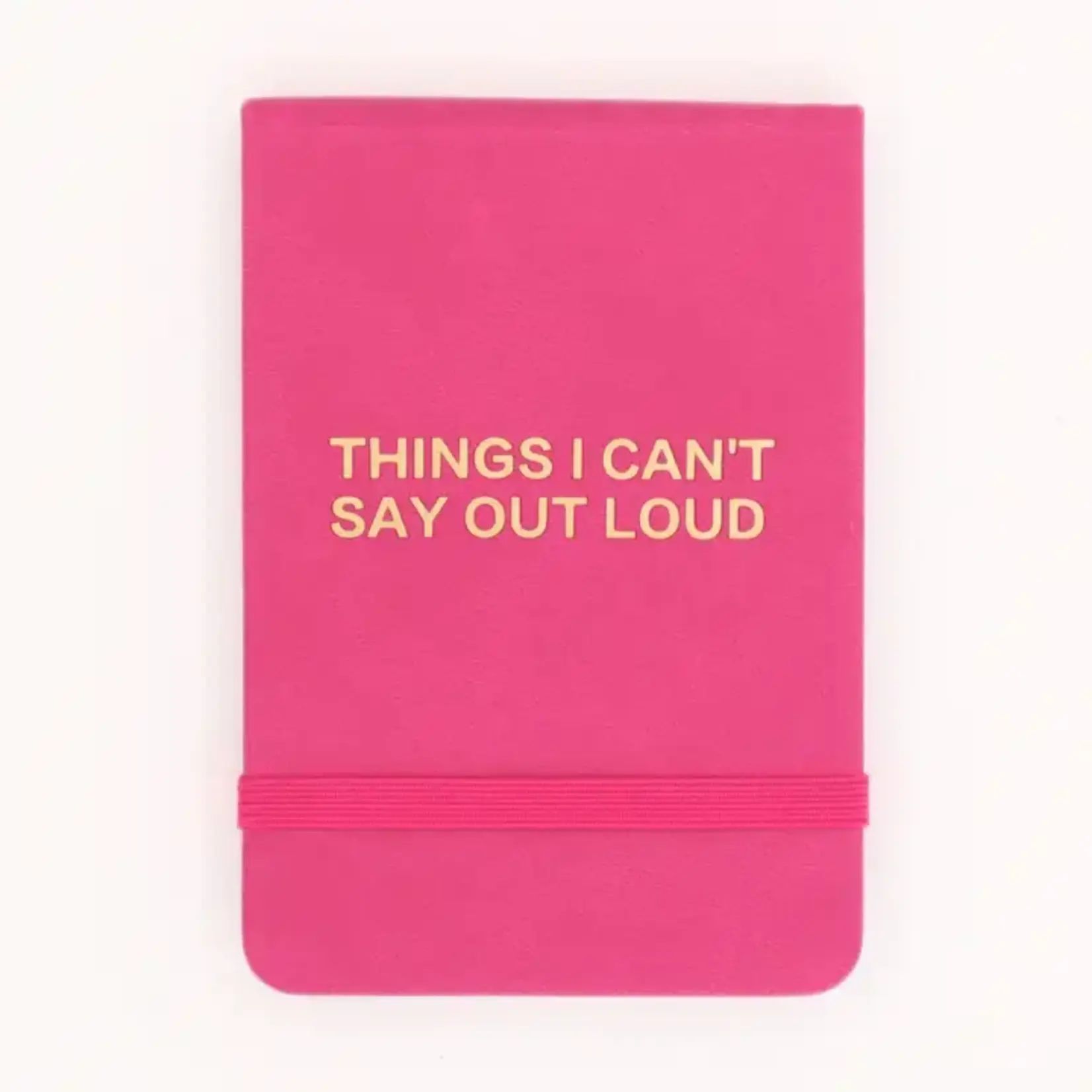 Properly Improper Leatherette Pocket Journal - Things I Can't Say Out Loud