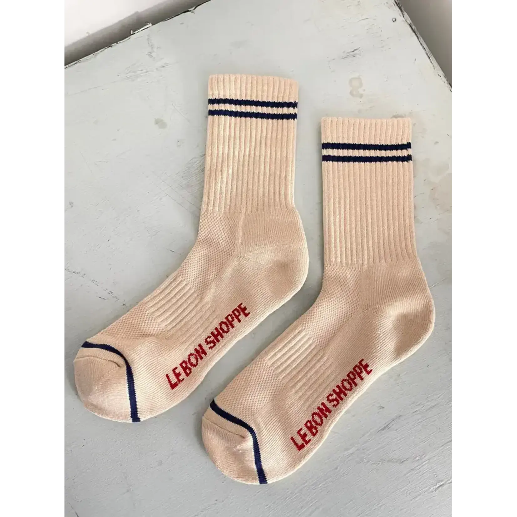 Le Bon Shoppe Boyfriend Socks - Cashew