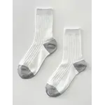 Le Bon Shoppe Her Glow Socks - White/Silver
