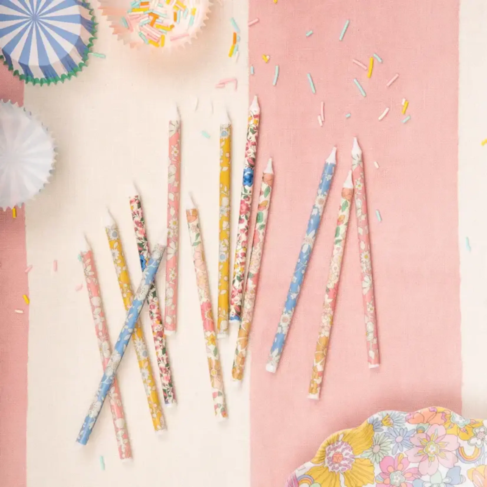 Meri Meri Meri Meri x Liberty Mixed Print Party Candles