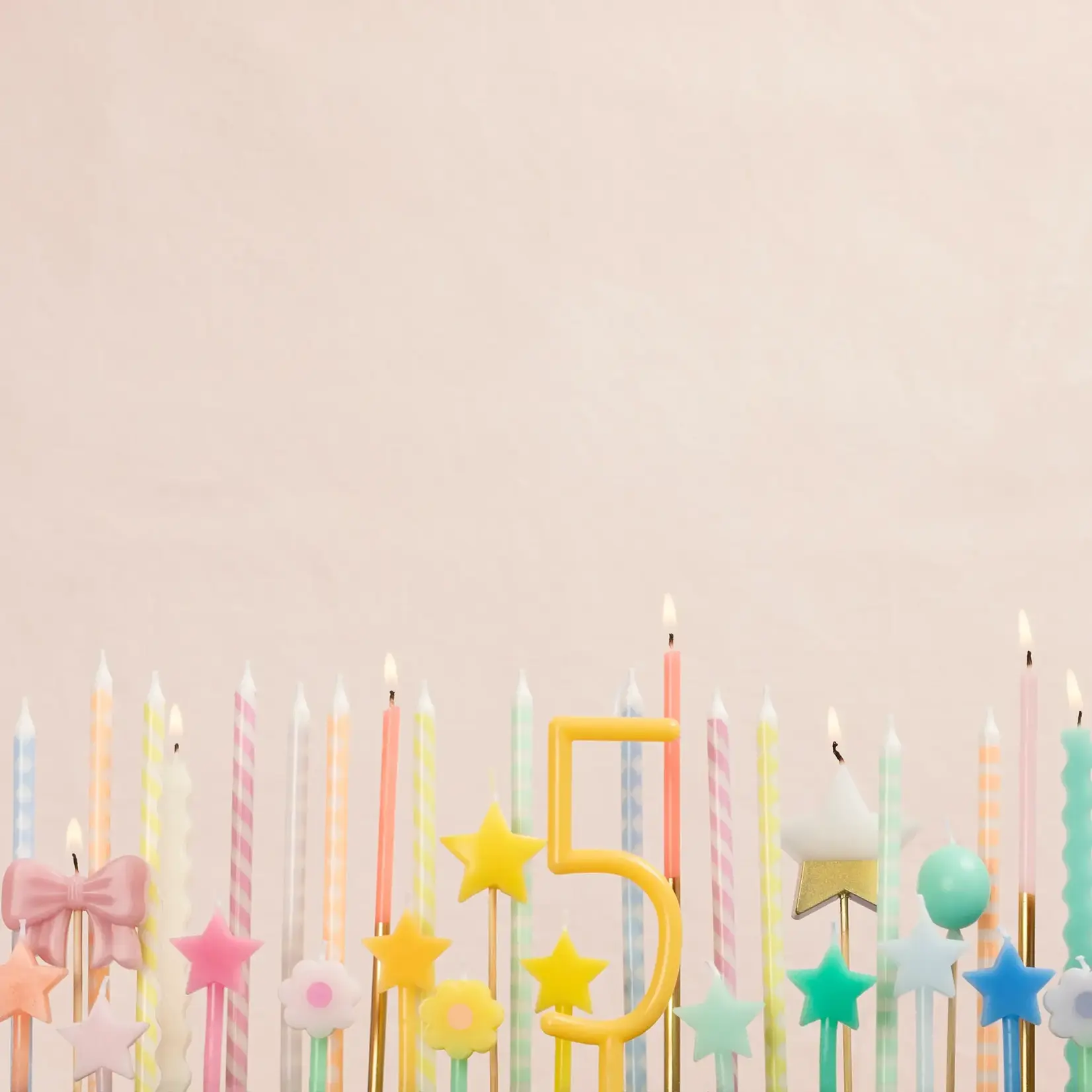 Meri Meri Pastel Patterned Candles
