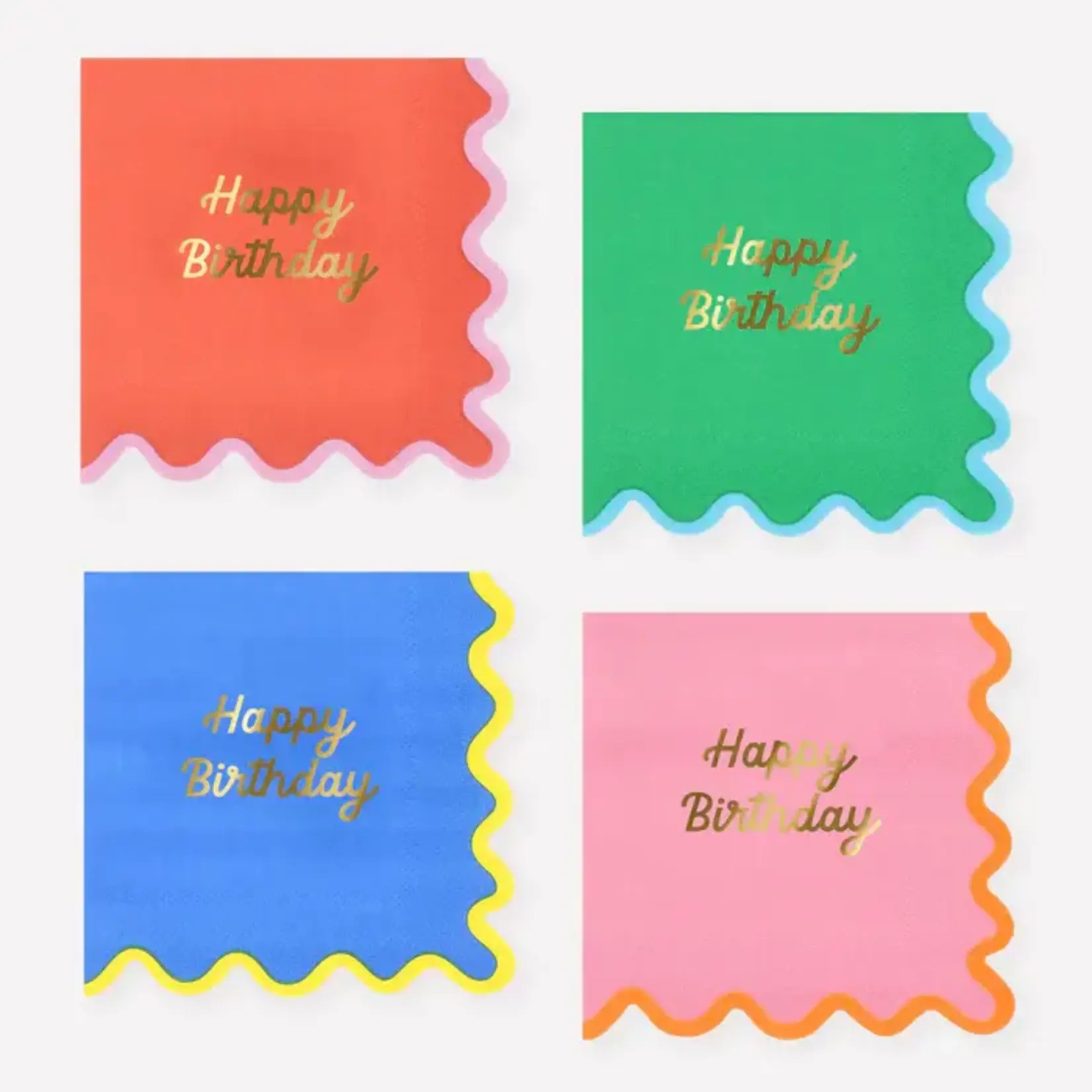 Meri Meri Wiggle Edge Small Napkins
