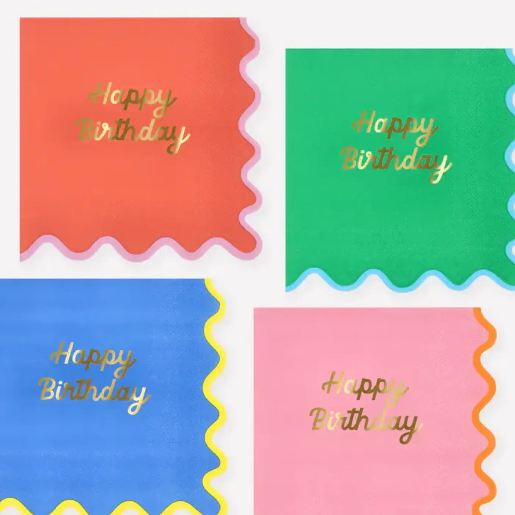 Meri Meri Wiggle Edge Large Napkins