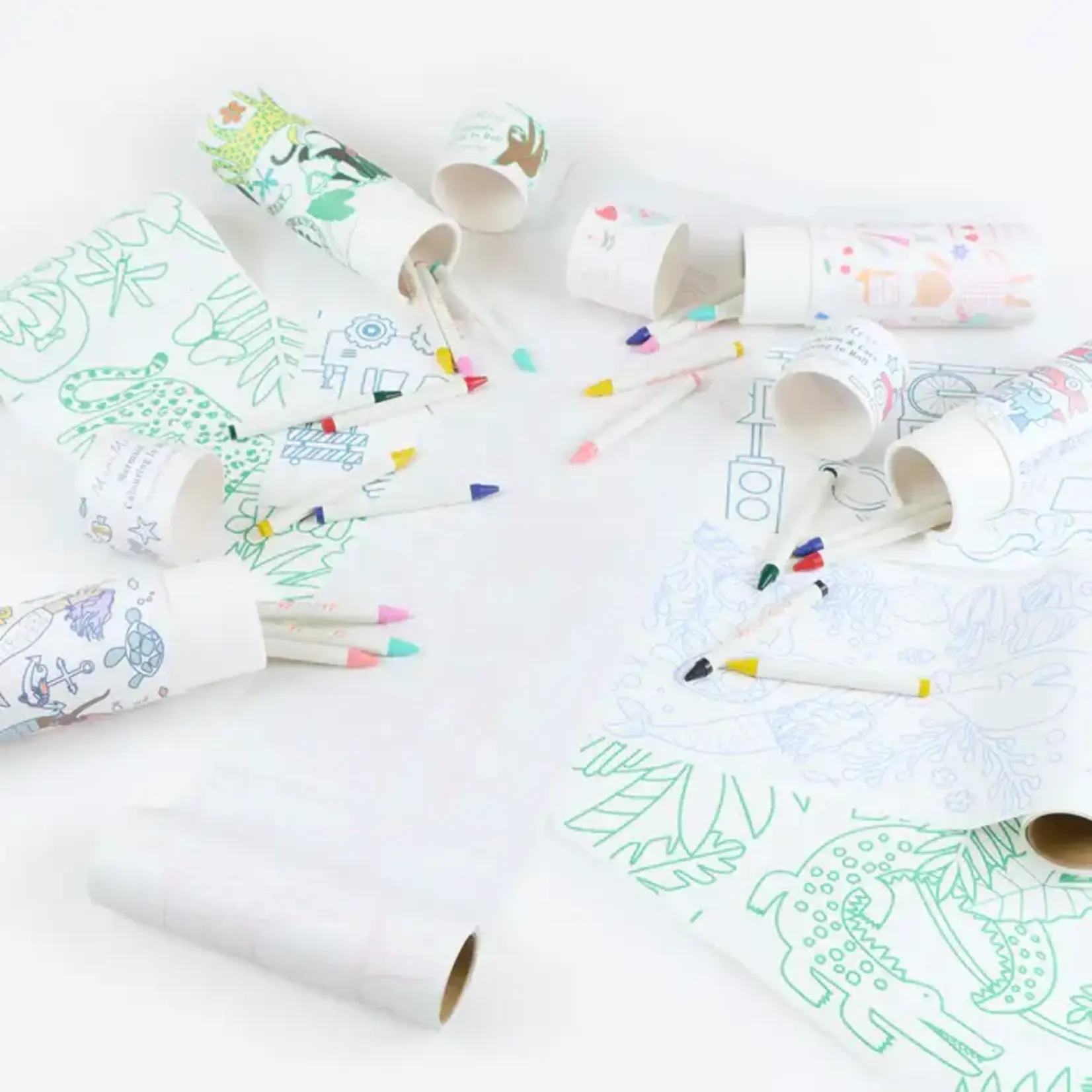 Meri Meri Wild Animals Coloring Roll