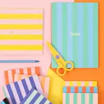 Meri Meri Striped Softcover Notebook Set