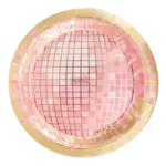My Mind's Eye Disco Ball Paper Plate