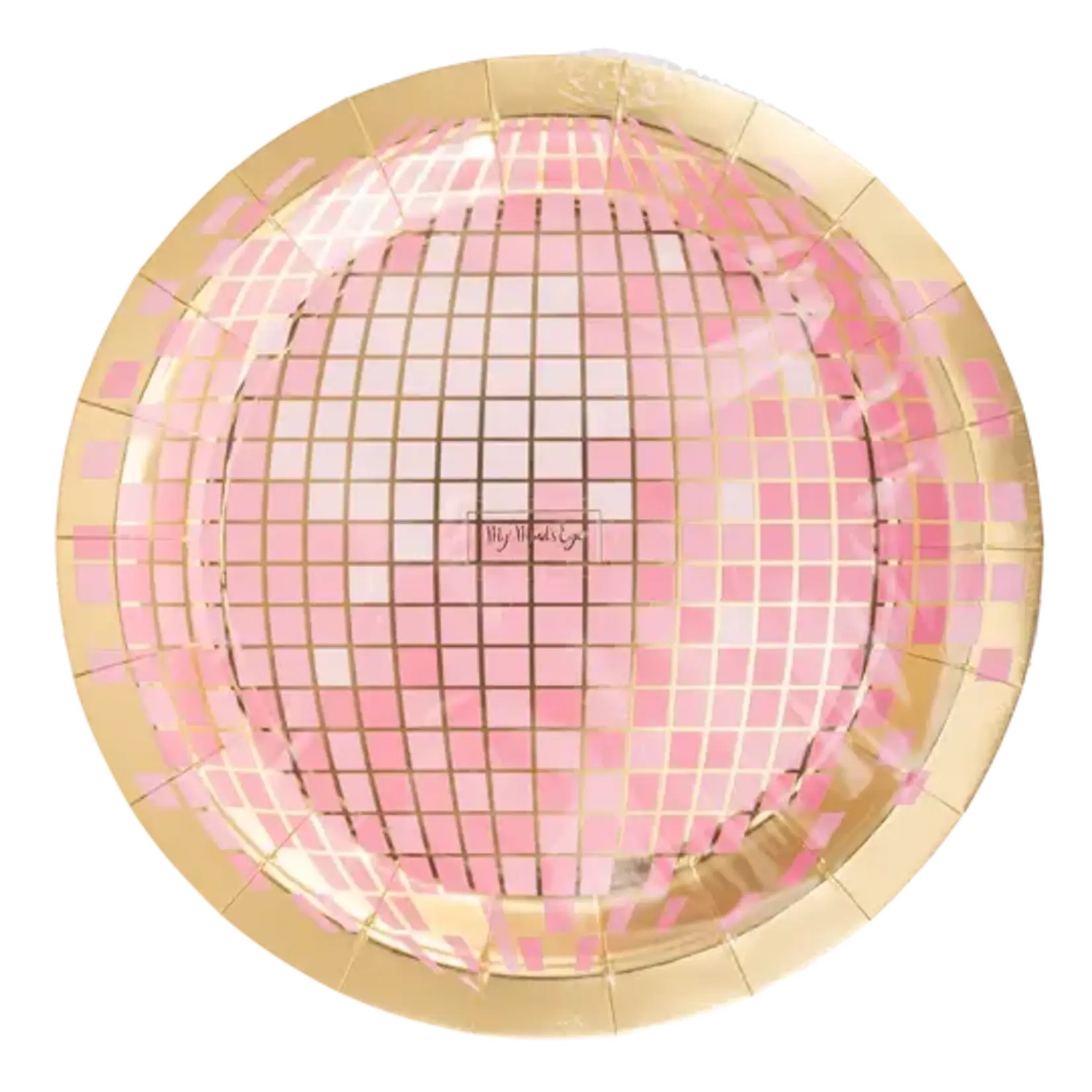 My Mind's Eye Disco Ball Paper Plate