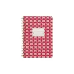 Designworks Ink FSC Mix Credit Small Twin Wire Notebook - Pinwheel Pink