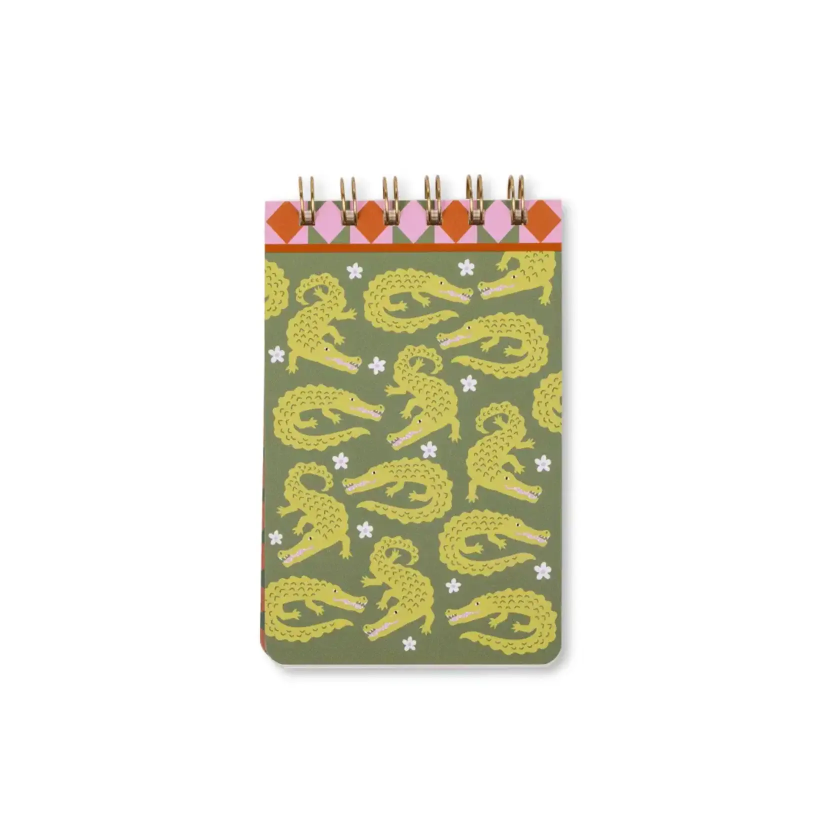 Designworks Ink A Dopo Wire Notepad - Crocodile