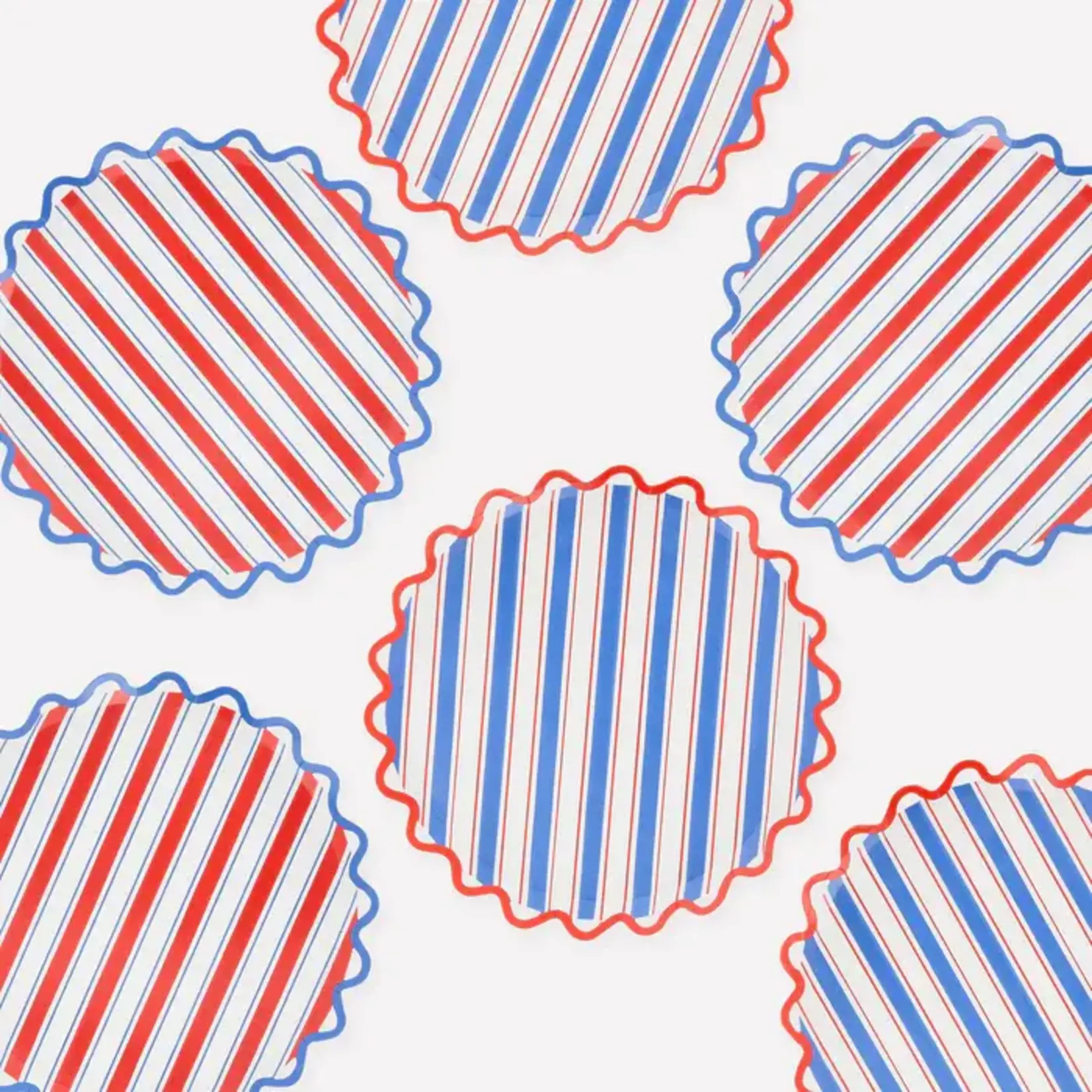 Meri Meri Nautical Striped Side Plates