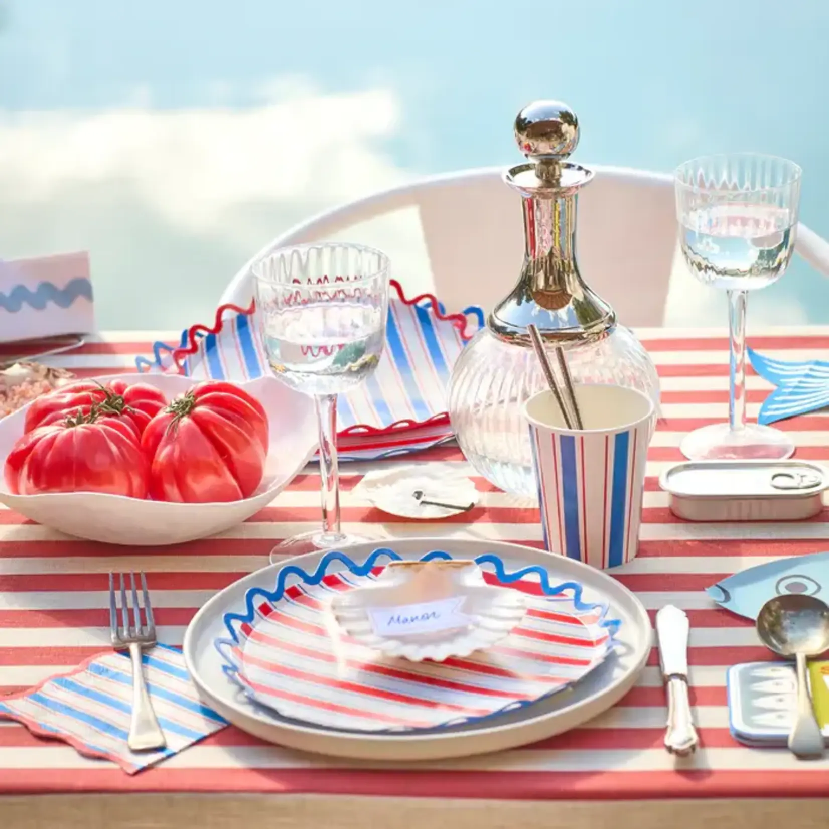Meri Meri Nautical Striped Small Napkins