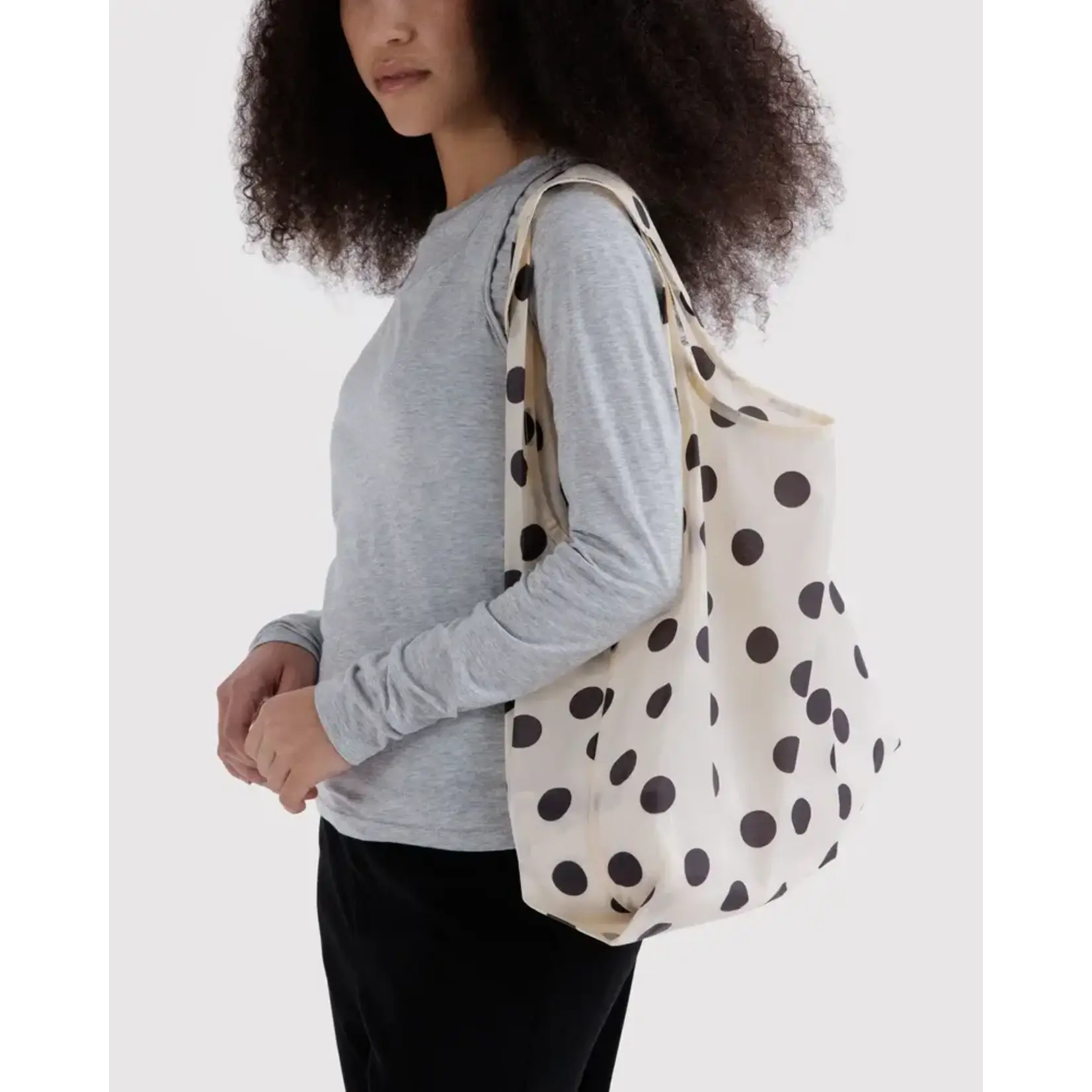 Baggu Standard Baggu - Cream & Black Polka Dot