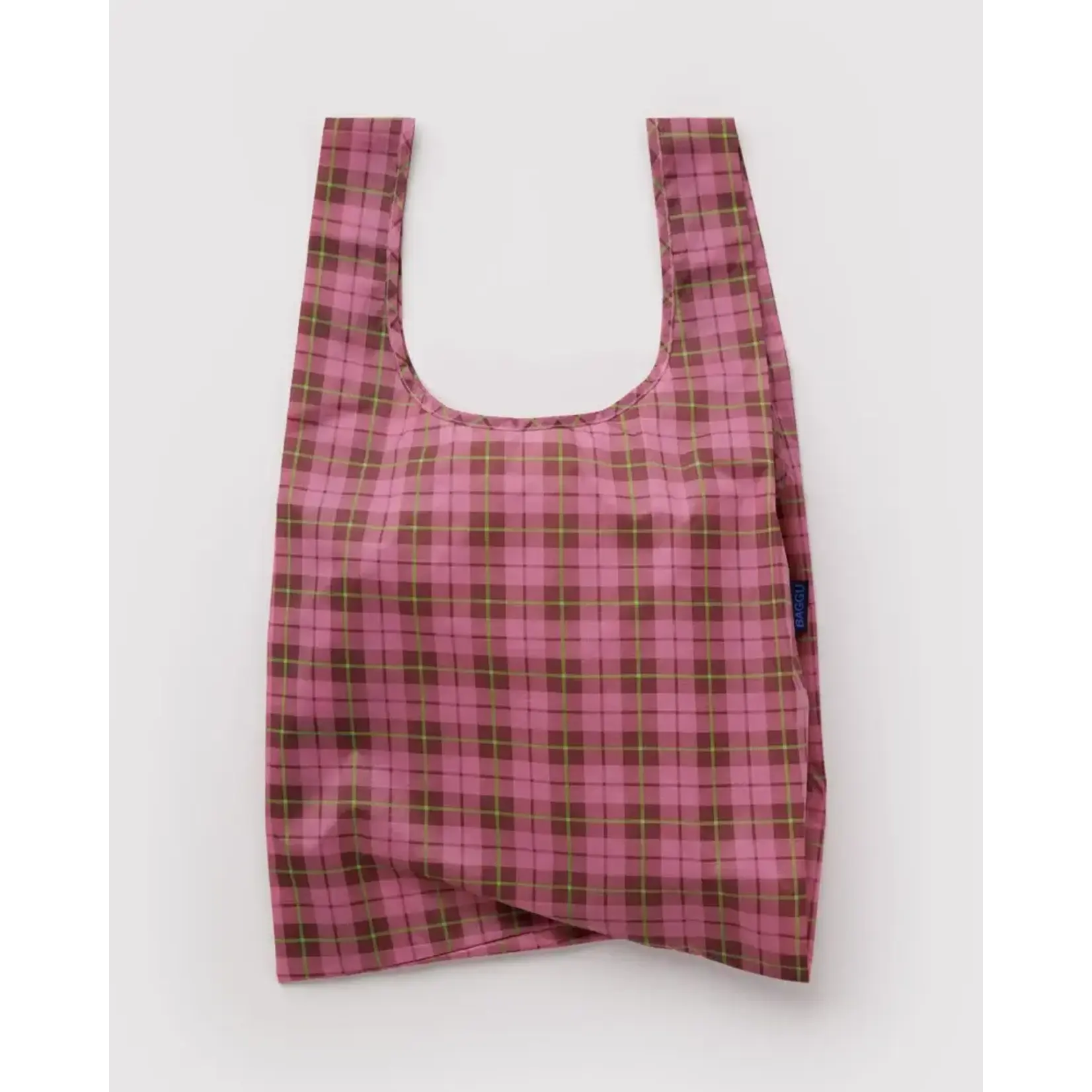 Baggu Standard Baggu - Azalea Pink Tartan
