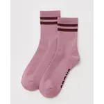 Baggu Ribbed Sock - Wild Plum Stripe