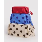 Baggu 3D Zip Set - Polka Dot Mix