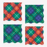 Meri Meri Plaid Mix Small Napkins
