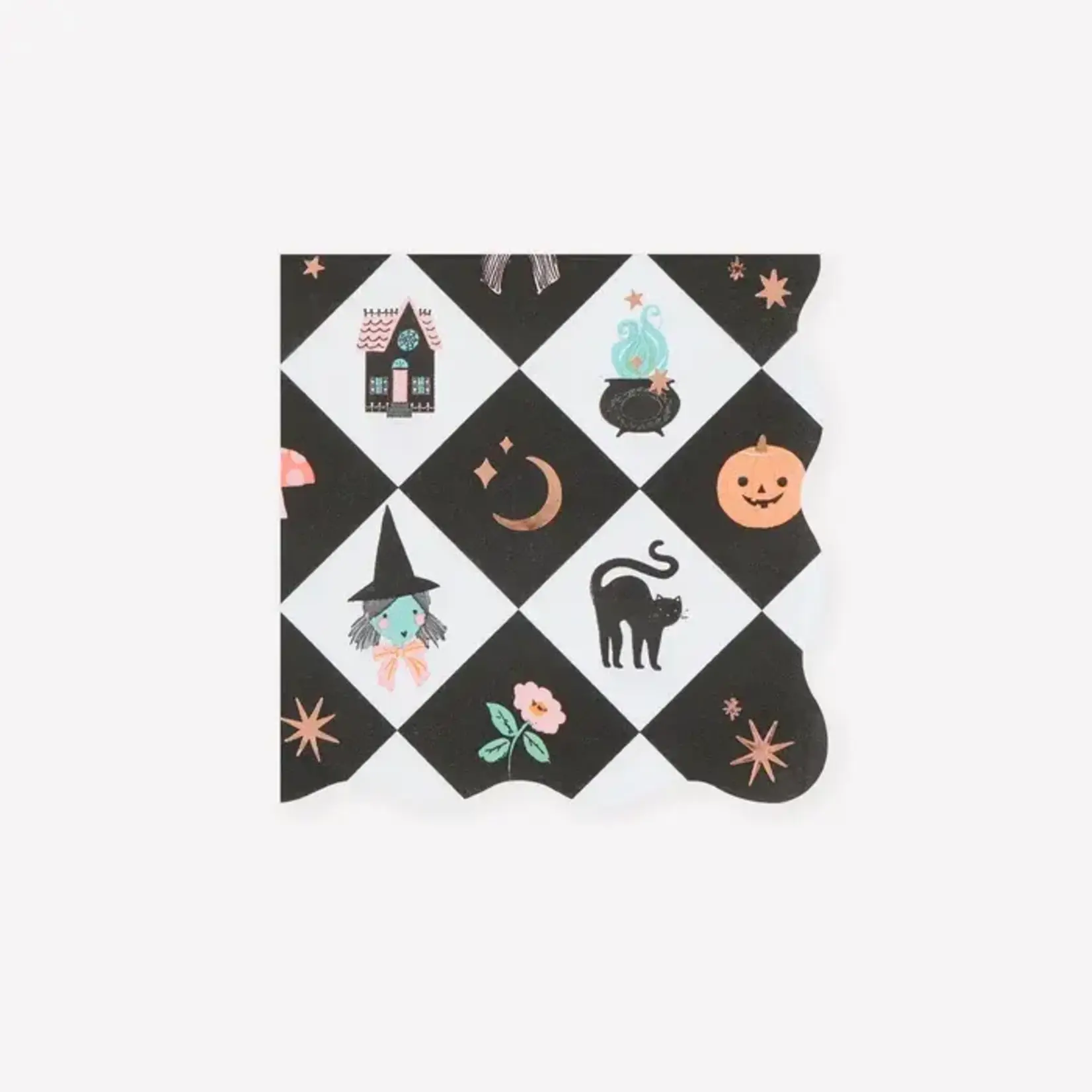 Meri Meri Patchwork Halloween Small Napkins