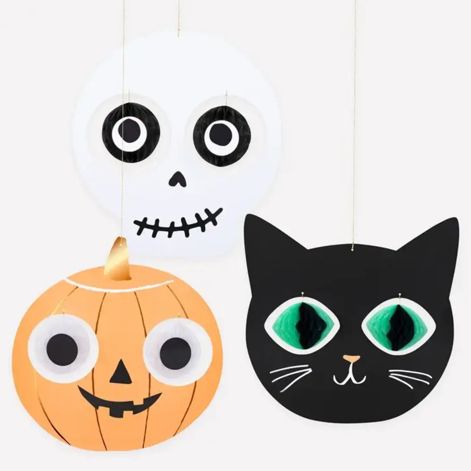 Meri Meri Halloween Heads Hanging Decorations