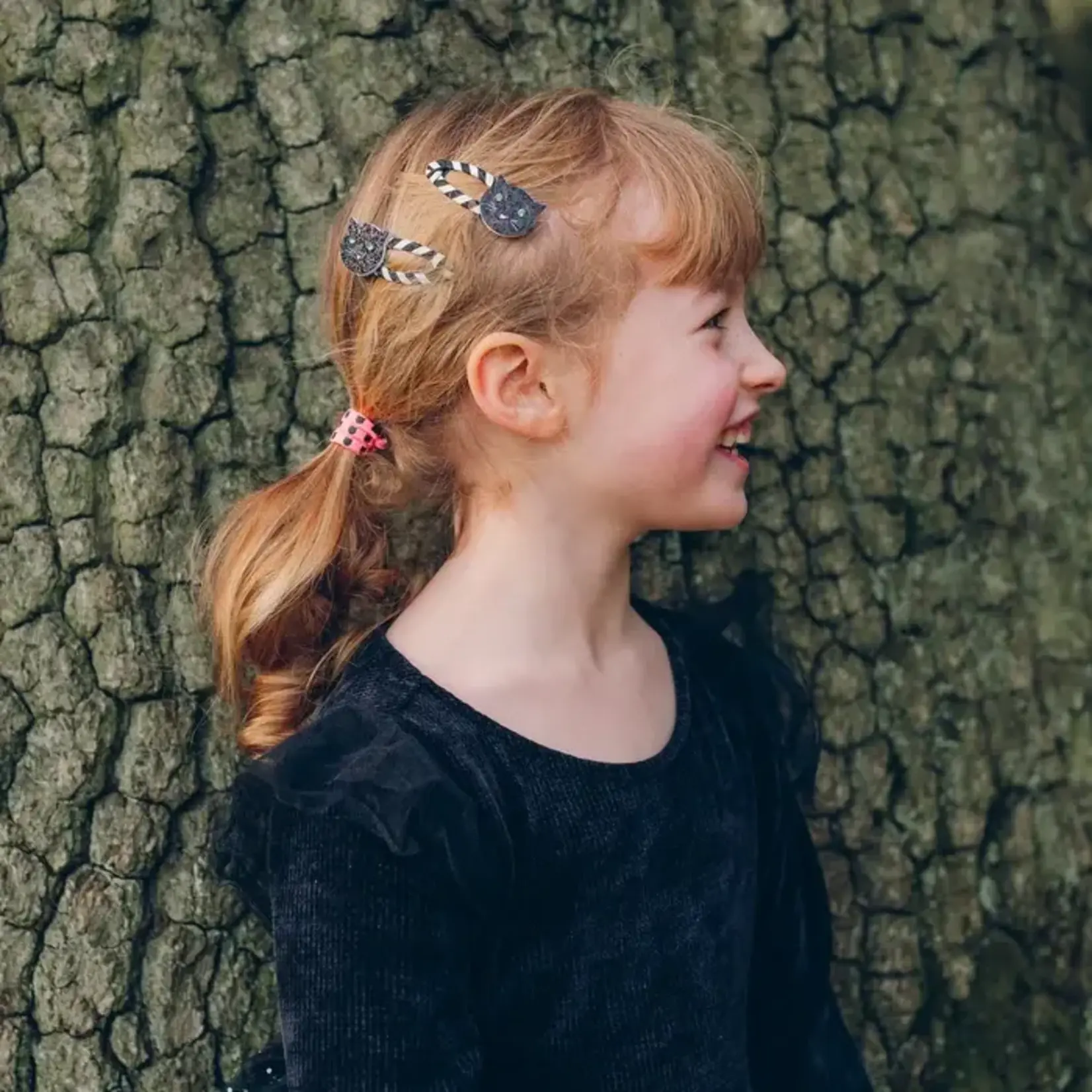 Rockahula Kids Stripy Cat Clips