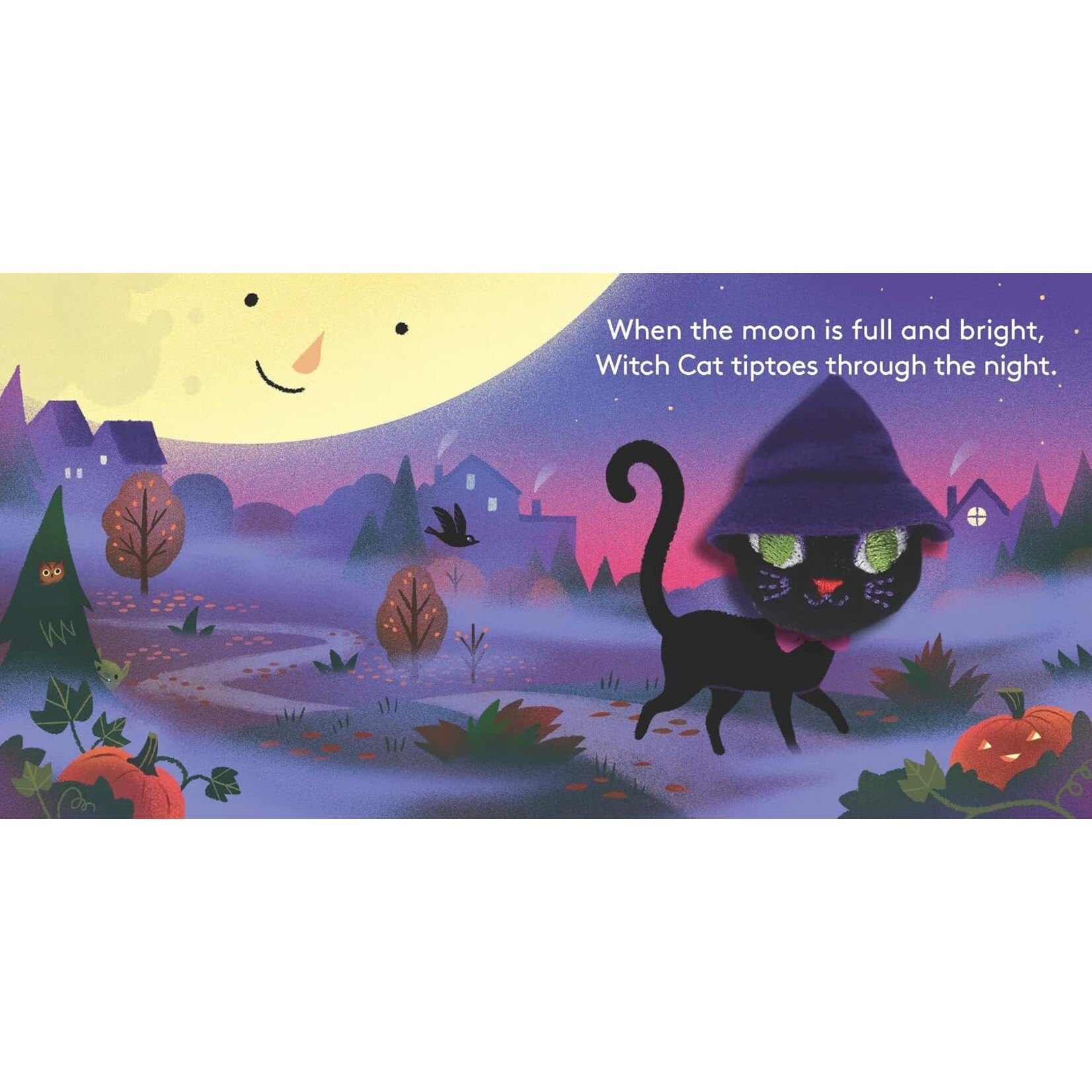 Hachette Books Little Witch Cat: Finger Puppet Book